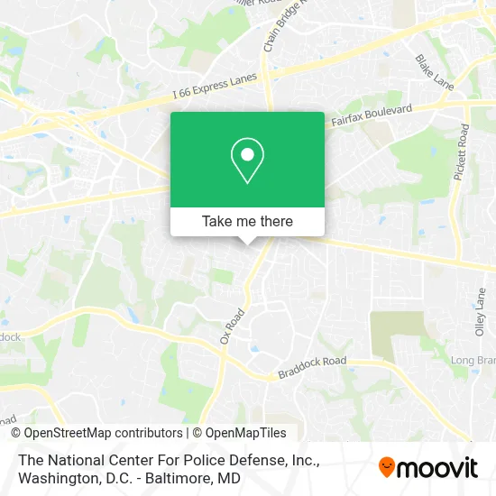 The National Center For Police Defense, Inc. map
