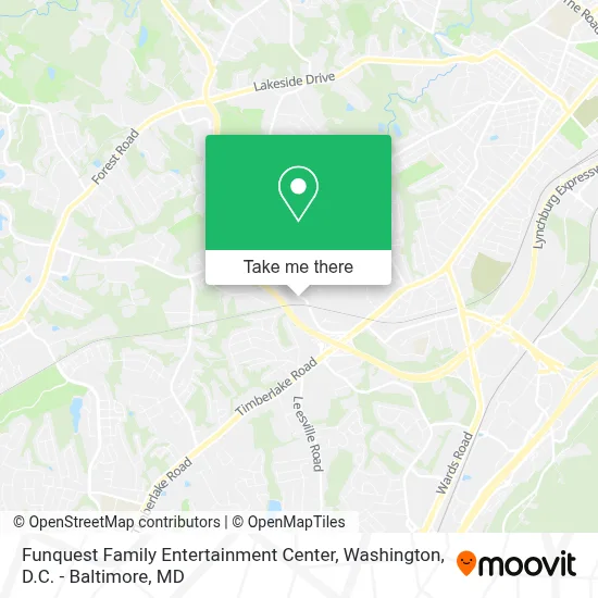 Funquest Family Entertainment Center map