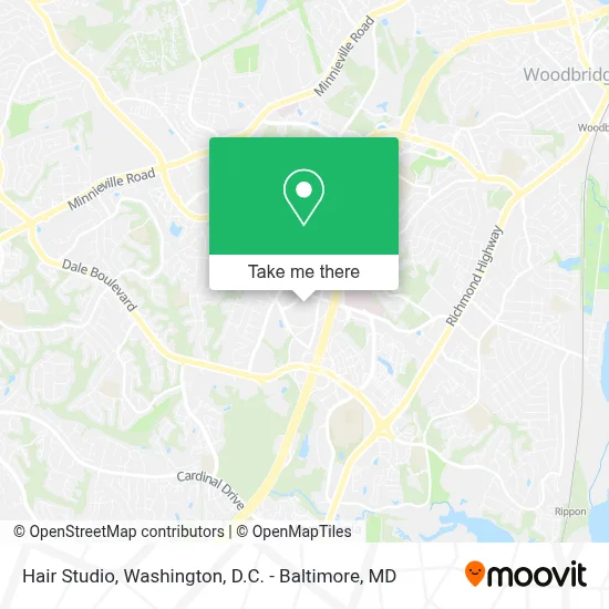 Hair Studio map
