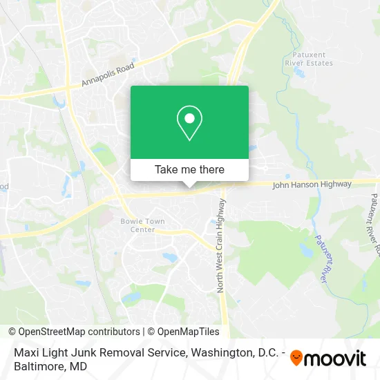 Maxi Light Junk Removal Service map