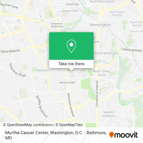 Murtha Cancer Center map