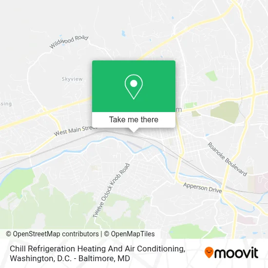 Chill Refrigeration Heating And Air Conditioning map