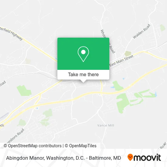 Abingdon Manor map