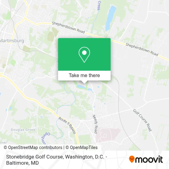 Stonebridge Golf Course map