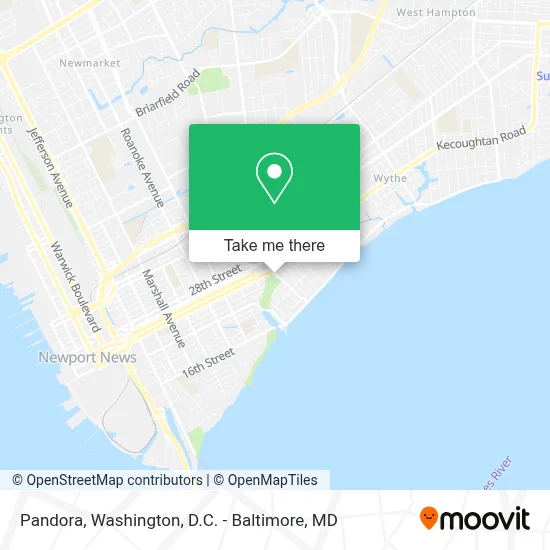 Pandora map