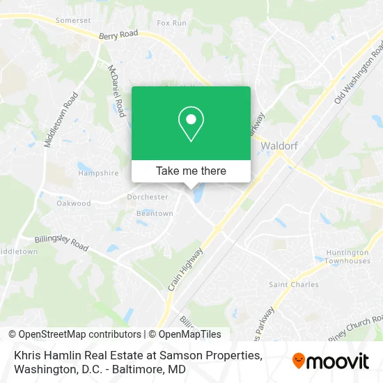 Khris Hamlin Real Estate at Samson Properties map