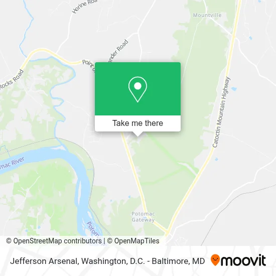 Jefferson Arsenal map