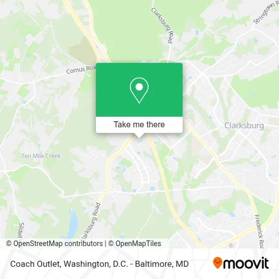 Coach Outlet map