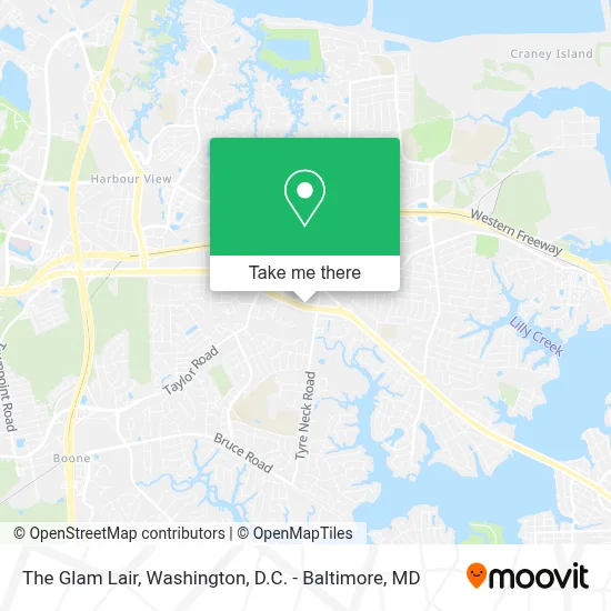 The Glam Lair map
