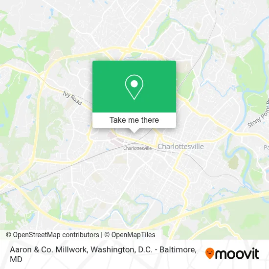 Aaron & Co. Millwork map