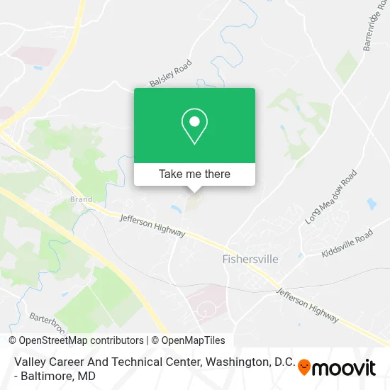 Valley Career And Technical Center map