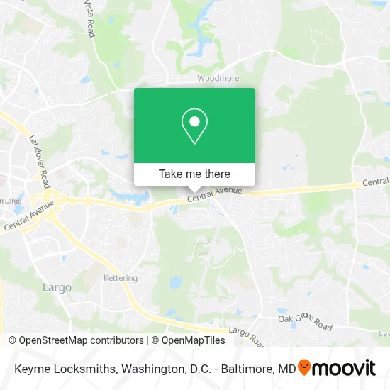 Keyme Locksmiths map