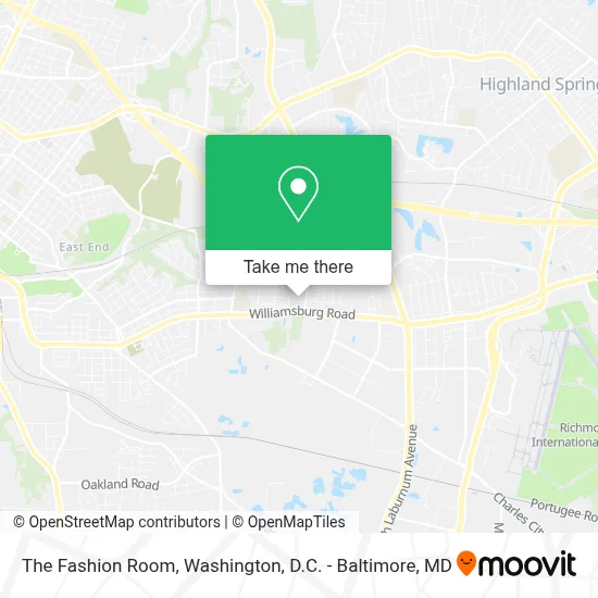 The Fashion Room map