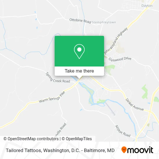 Tailored Tattoos map