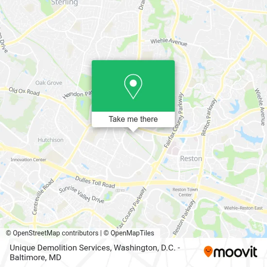 Unique Demolition Services map