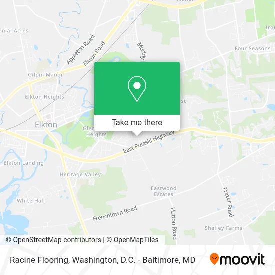 Racine Flooring map