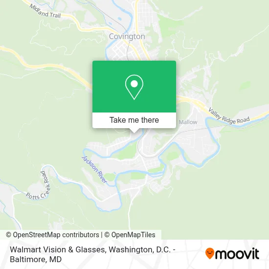 Walmart Vision & Glasses map