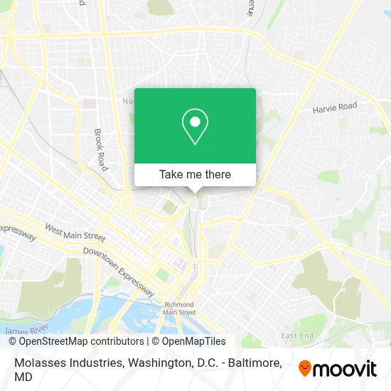 Molasses Industries map