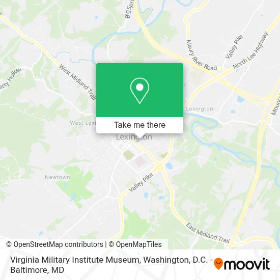 Virginia Military Institute Museum map