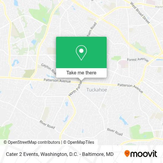 Cater 2 Events map
