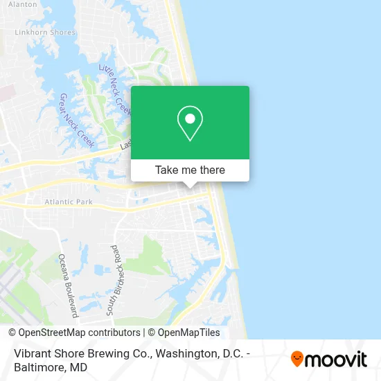 Vibrant Shore Brewing Co. map