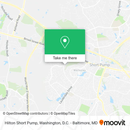 Hilton Short Pump map