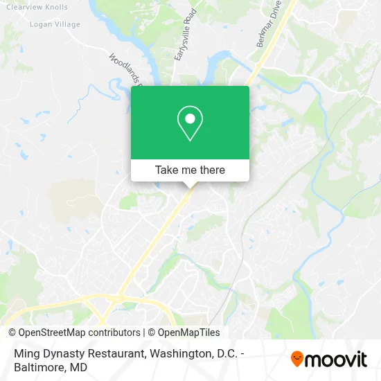 Ming Dynasty Restaurant map