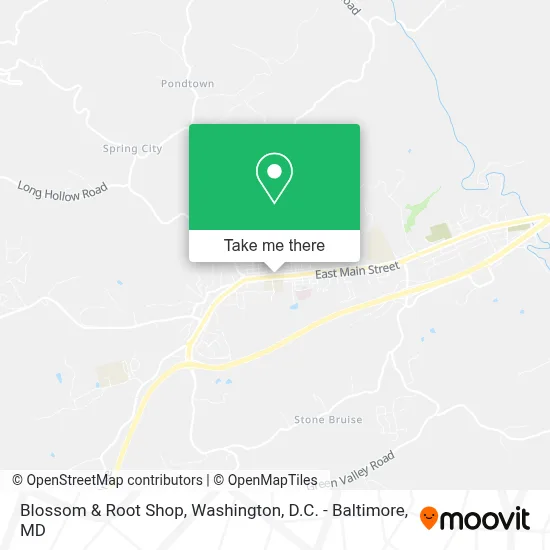 Blossom & Root Shop map