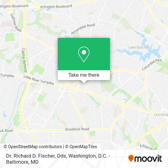 Dr. Richard D. Fischer, Dds map