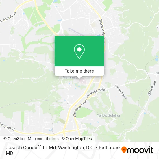 Joseph Conduff, Iii, Md map
