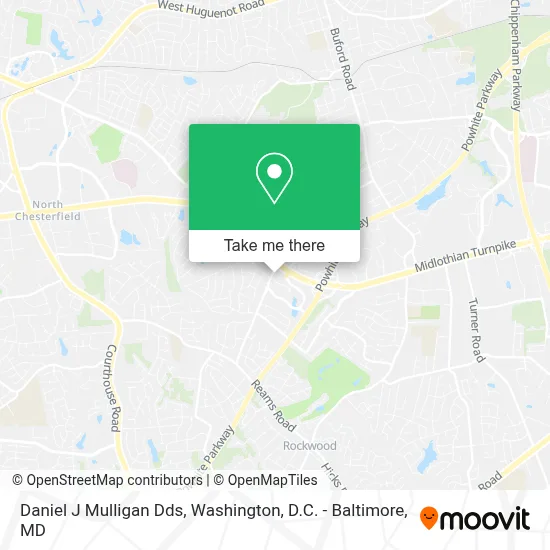 Daniel J Mulligan Dds map
