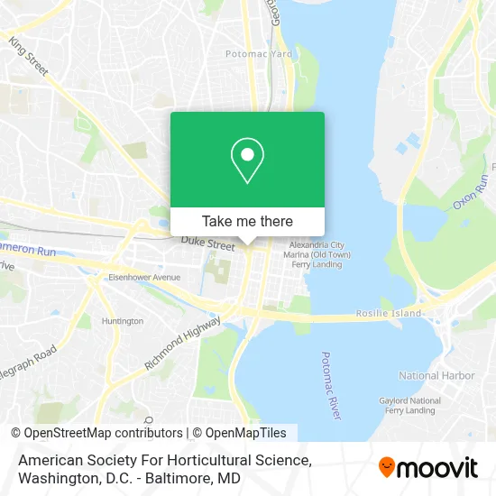 American Society For Horticultural Science map
