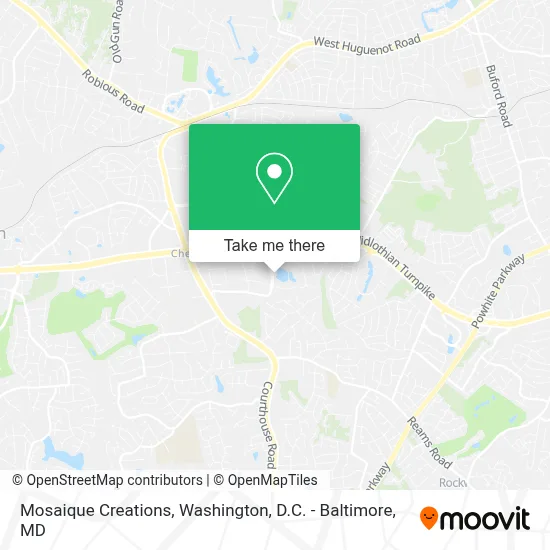 Mosaique Creations map