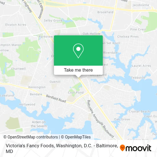 Victoria's Fancy Foods map