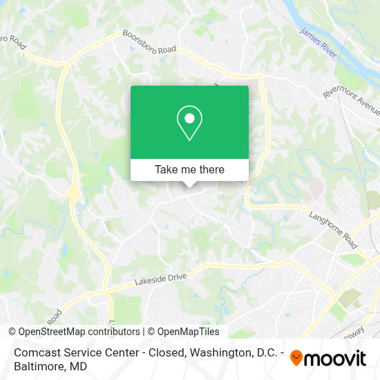 Comcast Service Center - Closed map