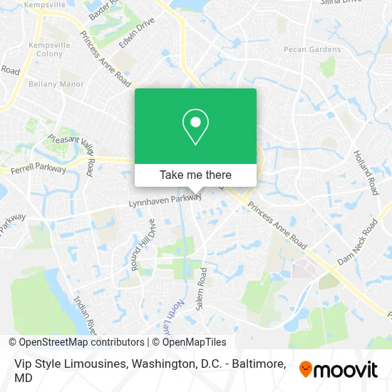 Vip Style Limousines map