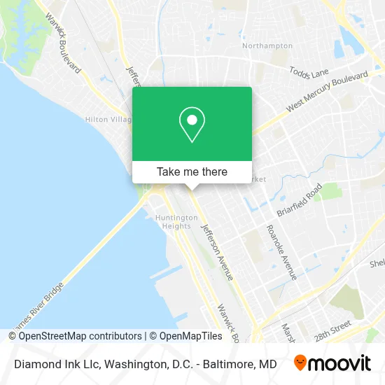 Diamond Ink Llc map