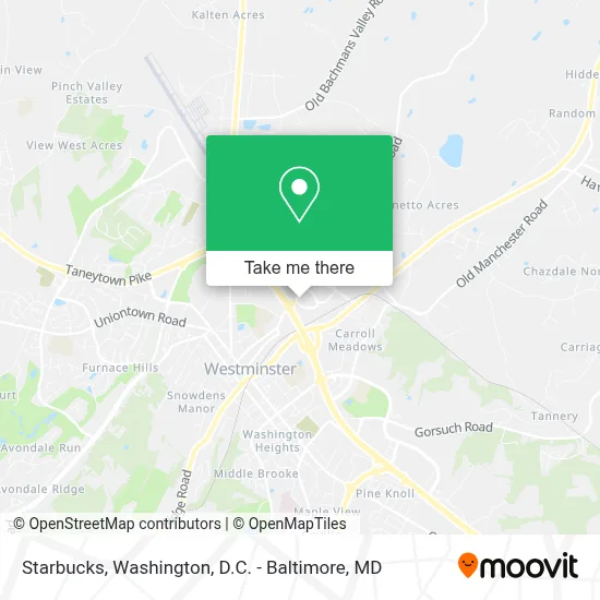 Starbucks map