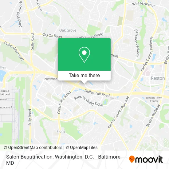 Salon Beautification map
