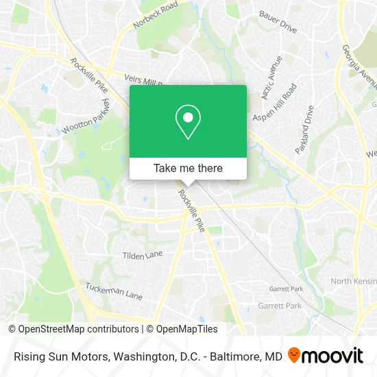 Rising Sun Motors map