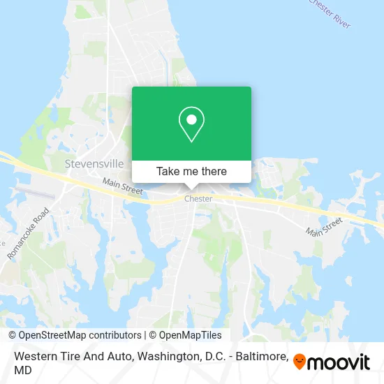 Western Tire And Auto map