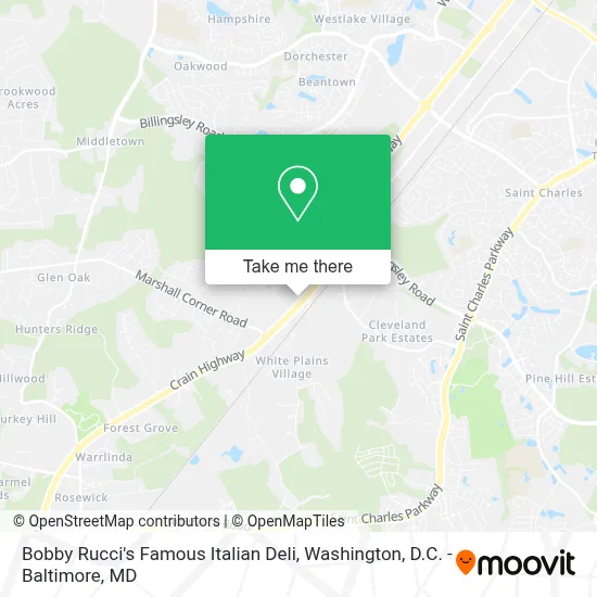 Bobby Rucci's Famous Italian Deli map