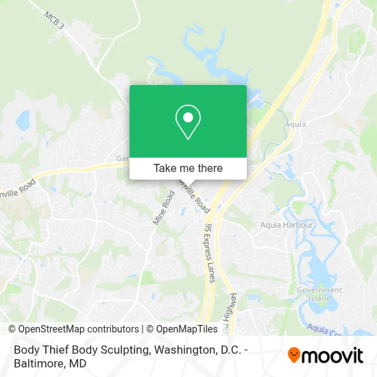 Body Thief Body Sculpting map