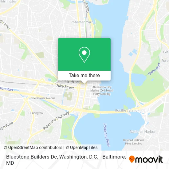 Bluestone Builders Dc map