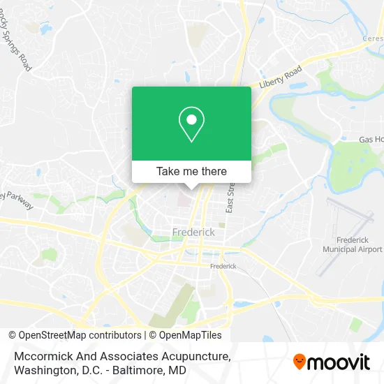 Mccormick And Associates Acupuncture map