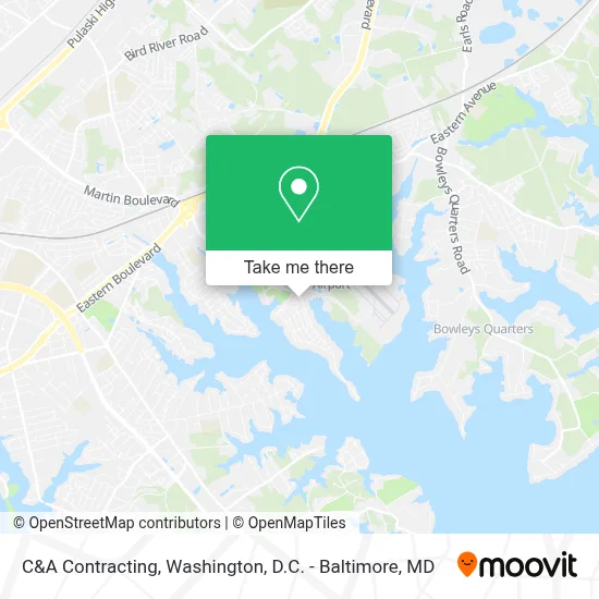 C&A Contracting map