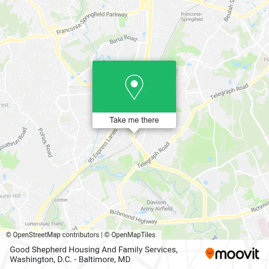 Good Shepherd Housing And Family Services map