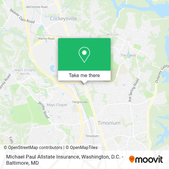 Michael Paul Allstate Insurance map