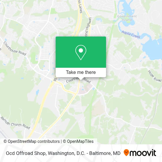 Ocd Offroad Shop map