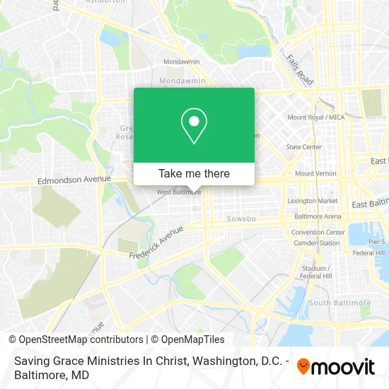 Saving Grace Ministries In Christ map